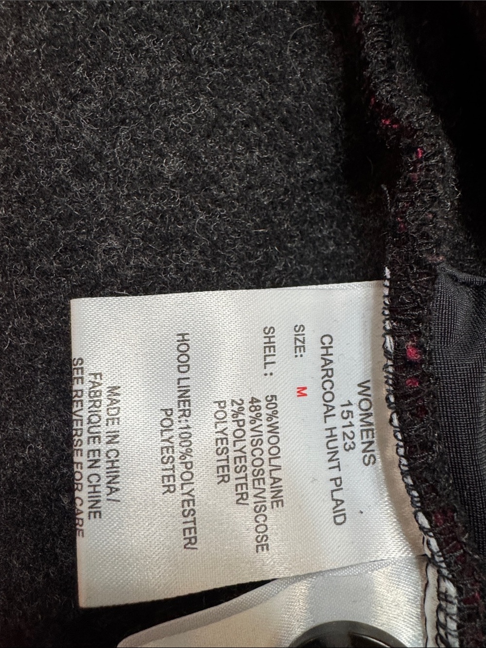 Woolrich Red And Black Plaid Sherpa-Lined Zip Hoodie View 5